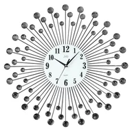 Zegary - JVD Zegar ścienny HJ23.2 z kryształkami średnica 60 cm uniwersalny 10559-uniw - miniaturka - grafika 1