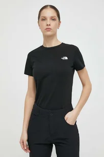 The North Face t-shirt damski kolor czarny NF0A87NHJK31 - Koszulki sportowe damskie - miniaturka - grafika 1