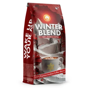 Kawa ziarnista 1kg WINTER BLEND 100% Arabica ŚWIEŻO PALONA Blue Orca - Kawa - miniaturka - grafika 1
