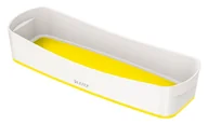 Akcesoria na biurko - Biało-żółty stołowy podłużny organizer MyBox – Leitz - miniaturka - grafika 1