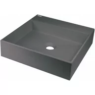 Umywalki - DEANTE CQR TU4S CORREO Umywalka granitowa stawiana na blat - 400x400 mm - miniaturka - grafika 1