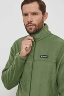 Bluzy męskie - Columbia bluza sportowa Steens Mountain 2.0 kolor zielony wzorzysta - miniaturka - grafika 1