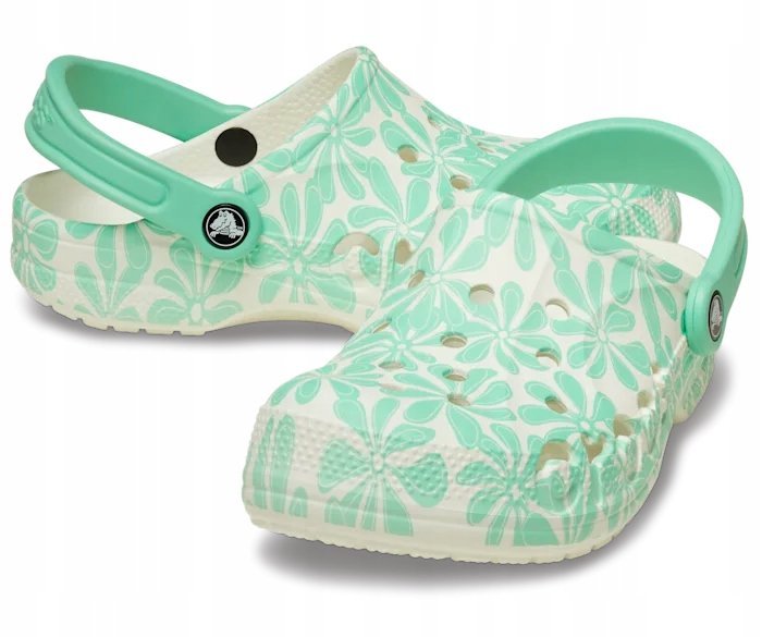 Damskie Lekkie Klapki Chodaki Crocs Baya Seasonal Printed 206230 Clog 42-43