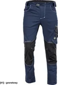Odzież robocza - CERVA NEURUM CLASSIC spodnie - męskie spodnie robocze, 6 kieszeni, elastyczny materiał Trifibetex, odblaski - granatowy 62 - miniaturka - grafika 1