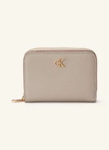 Calvin Klein Portfel beige - Portfele - miniaturka - grafika 1