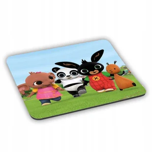 PODKŁADKA POD MYSZ Bing Królik Bing Bing + Imię - Podkładki pod mysz - miniaturka - grafika 1