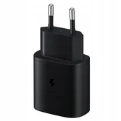 Ładowarki do telefonów - Ładowarka sieciowa Samsung USB-C 25W Czarna - miniaturka - grafika 1