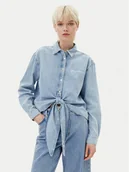 Koszule damskie - Karl Lagerfeld Jeans Koszula jeansowa A2W11021 Niebieski Regular Fit - miniaturka - grafika 1