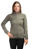 Bluzy damskie - Salewa Bluza trekkingowa damska Puez Cammino PL Women zielona 36_S - miniaturka - grafika 1