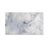 Deski do krojenia - Szklana deska do krojenia HOMEPRINT Biały marmur dekoracyjny 60x52 cm - miniaturka - grafika 1