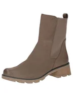 Kozaki damskie - Caprice Buty damskie Boot Flat 9-25422-43 Półdługie kozaki, taupe Nubuc, 39 EU, taupe nubuc, 39 EU - miniaturka - grafika 1