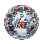 Talerze - Talerz deserowy Holly Night 19 cm - miniaturka - grafika 1