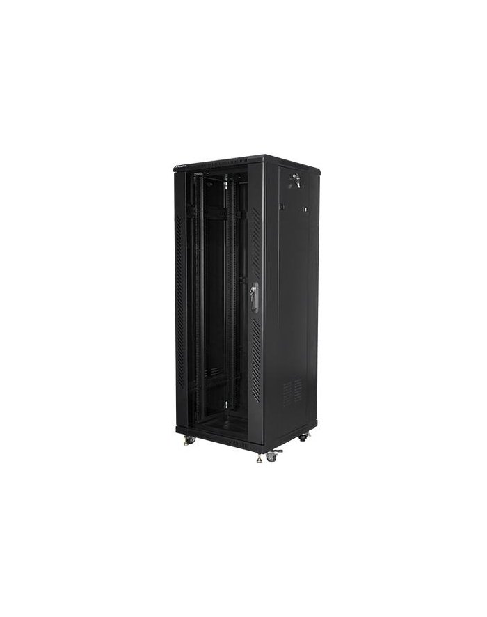 Lanberg szafa stojąca rack 19'' 32U/600x600mm czarna drzwi szklane