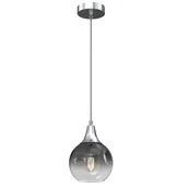 Lampy sufitowe - Lampa wisząca MONTE SILVER fi 150 1xE27 MLP8321-Milagro - miniaturka - grafika 1