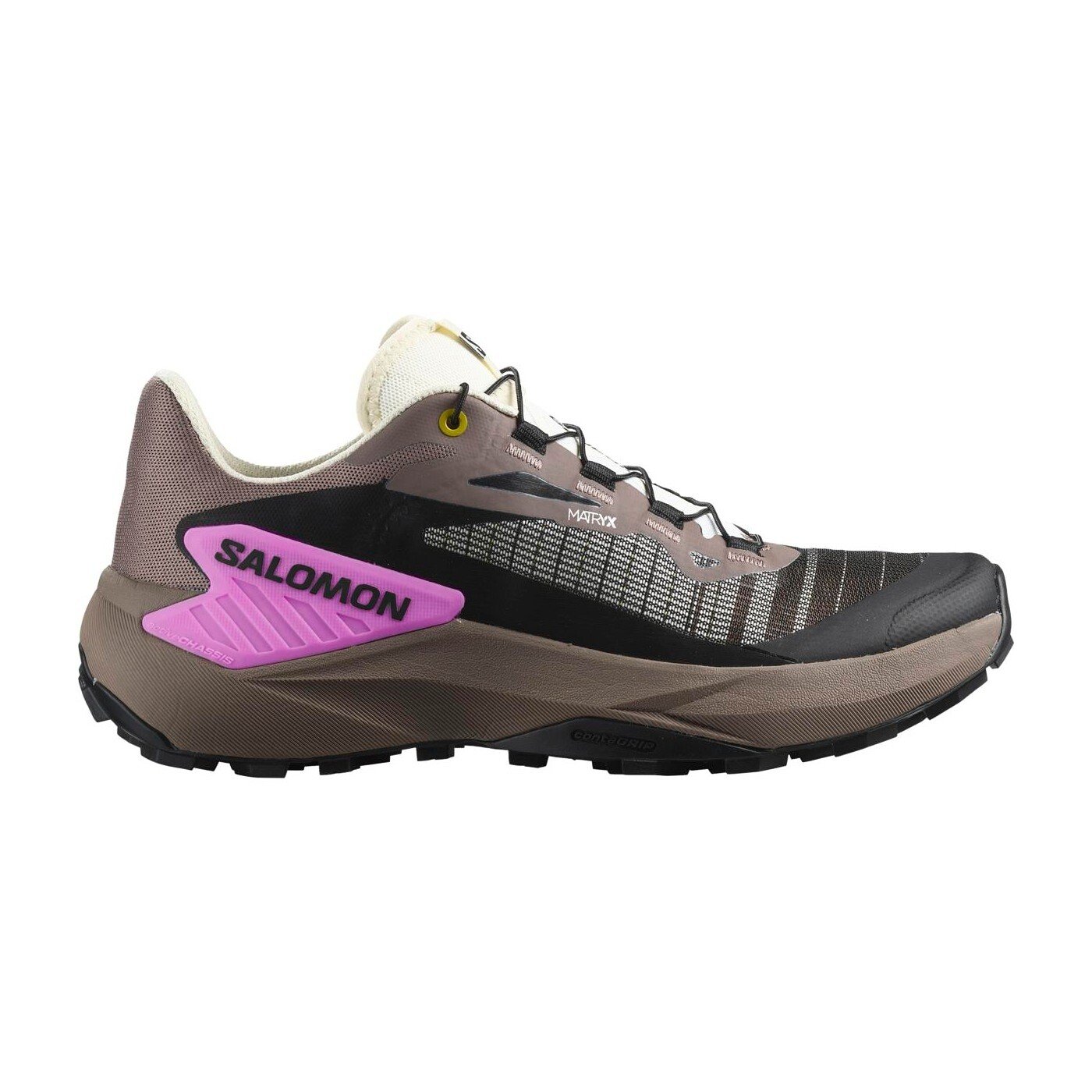 Damskie buty do biegania Salomon Genesis W Iron/Vanilla Ice/Cyclamen UK 6