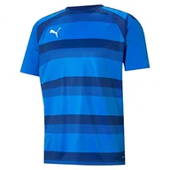Koszulki męskie - Puma Koszulka męska Teamvision Jersey Electric Blue Lemonade-limoges White M 704921 - miniaturka - grafika 1