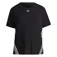 Koszulki i topy damskie - adidas Koszulka damska, Czarny/Biały, 3XL - miniaturka - grafika 1