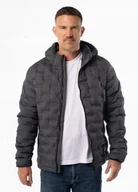 Kurtki męskie - Kurtka zimowa męska Pit Bull Camino szara grafitowa XXXL - miniaturka - grafika 1