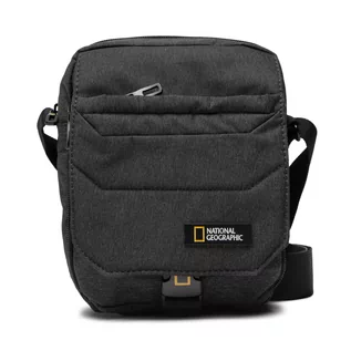 Torby męskie - National Geographic Saszetka Utility Bag With Front Expander N00703.125 Two Tone Grey - grafika 1