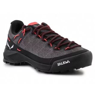 Buty sportowe damskie - Buty Salewa Wildfire Canvas W 61407-0876 czarne szare - grafika 1