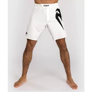 Venum Spodenki MMA Treningowe Fightshorts Light 5.0 White/Black - Spodnie sportowe męskie - miniaturka - grafika 1