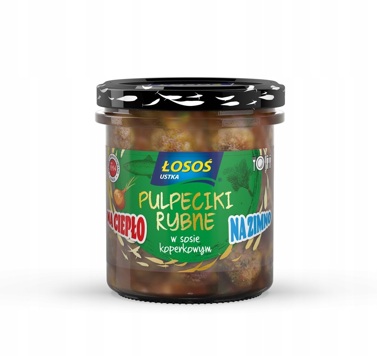 Pulpeciki rybne w sosie koperkowym 300g słoik Łosoś