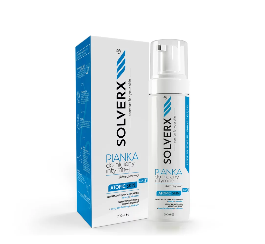 SOLVERX Solverx Pianka do higieny intymnej dla kobiet 200ml