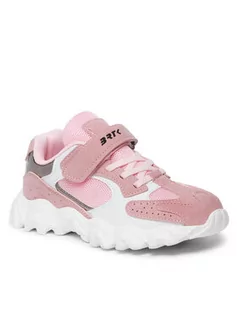 Buty dla dziewczynek - Bartek Sneakersy 18620003 Różowy - grafika 1