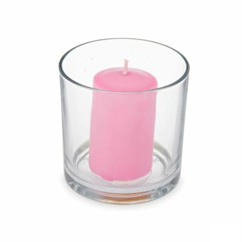 Świeca zapachowa 10 x 10 x 10 cm (6 sztuk) szklanka Orchidea