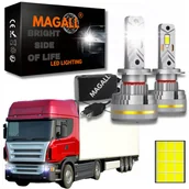Żarówki samochodowe - ŻARÓWKI LED 24V H7 TIR MAGALL LUCYFER BARDZO MOCNE ŚWIATŁO 48000LM 200W - miniaturka - grafika 1