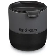 Kubki termiczne - Kubek termiczny Klean Kanteen Rise 10oz Lowball (w/ Flip Lid) Kolor: czarny/szary - miniaturka - grafika 1