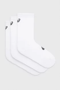 Skarpetki damskie - Asics Skarpetki (3-pack) damskie kolor biały - grafika 1