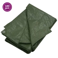 Folie budowlane - Lumarko Plandeka, 180 g/m², 4x5 m, zielona, HDPE! - miniaturka - grafika 1