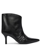 Botki damskie - Patrizia Pepe Botki 2Y0041 L048 K103 Czarny - miniaturka - grafika 1