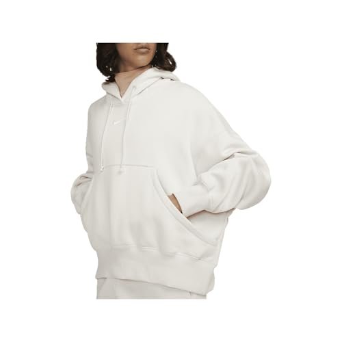 Nike DQ5858-104 W NSW PHNX FLC OOS PO Hoodie Długi sweter damski LT Orewood BRN/Sail Rozmiar XS