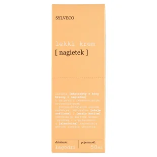 Sylveco, Lekki krem do twarzy, nagietek, 50ml - Kremy do twarzy - miniaturka - grafika 1