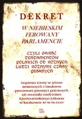 Historia świata - Tyniec Dekret w niebieskim ferowany parlamencie, wydanie 2 Małgorzata Borkowska OSB - miniaturka - grafika 1