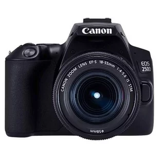 Canon EOS 250D + EF-S 18-55mm f/4-5.6 IS STM (3454C007AA) - Aparaty Cyfrowe - miniaturka - grafika 1