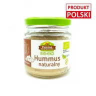 Mąka - Farma Świętokrzyska Hummus naturalny Bio 160 g - miniaturka - grafika 1