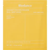 Maseczki do twarzy - Biodance Radiant Vita Niacinamide Real Deep Mask - miniaturka - grafika 1