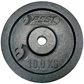 Obciążenia - Best Sporting OBCIĄŻENIE ŻELIWNE CZARNE 10 KG BEST SPORTING FI 30MM 614041 - miniaturka - grafika 1