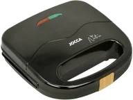 Tostery - Opiekacz Jocca Toster do kanapek czarny z drewnianymi detalami 2183N - miniaturka - grafika 1