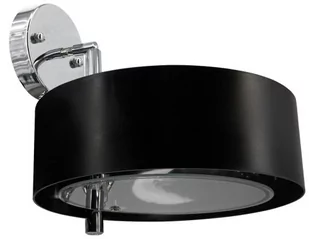 MLAMP Loftowa LAMPA ścienna ELMDRS8006/1 8C BL MLAMP regulowana OPRAWA metalowy kinkiet chrom czarny ELMDRS8006/1 8C BL - Lampy ścienne - miniaturka - grafika 1