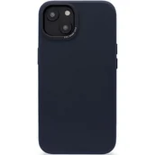 Etui i futerały do telefonów - Etui Decoded Leather MagSafe do Apple iPhone 13/14 Granatowy - miniaturka - grafika 1