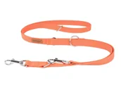 Smycze dla psów - Haas F1 Team regulowana z taśmy Cotton XL Pomarańczowy - miniaturka - grafika 1