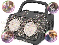 Bańki mydlane - Maszyna Do Baniek Mydlanych Wytwornica Generator Pistolet Na Bańki Płyn - miniaturka - grafika 1