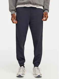 Jack&Jones Spodnie dresowe Morgan 12257964 Granatowy Regular Fit - Spodnie sportowe męskie - miniaturka - grafika 1