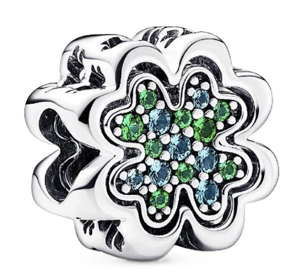 Charms Pandora 792752C01 rodzielany czterolistna koniczynka