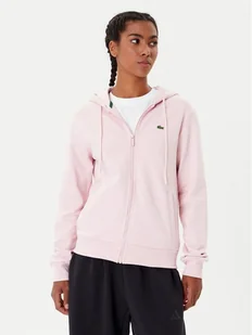 Lacoste Bluza SF5256 Różowy Regular Fit - Bluzy damskie - miniaturka - grafika 1