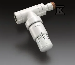 Głowica termostatyczna UNI SH, M30X1,5, biała - Głowice termostatyczne - miniaturka - grafika 1